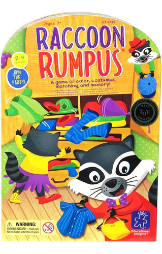  Jogo Educativo De Guaxinim Rumpus, Jogo Pré-escolar Com Dad