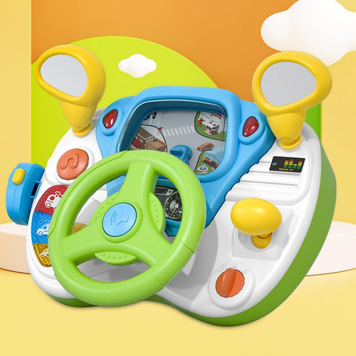 Juguete De Volante De Simulación Eléctrica Para Niños