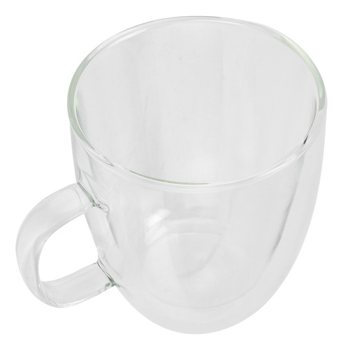 Vaso De Agua Con Asa De Doble Pared, Vidrio Transparente