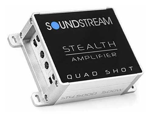 Amplificador 4 Canales Soundstream Modelo St4.500d De 500