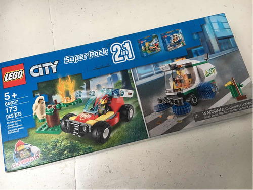 Lego 66637 City 2 En 1, 173 Piezas, +5 Años, Nuevo Impecable