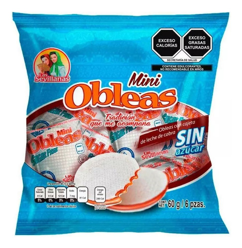 Las Sevillanas Mini Obleas 6 Piezas 60g