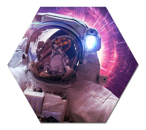 Cuadro Decorativo Espacio Astronauta Hogar, Negocio U Oficin