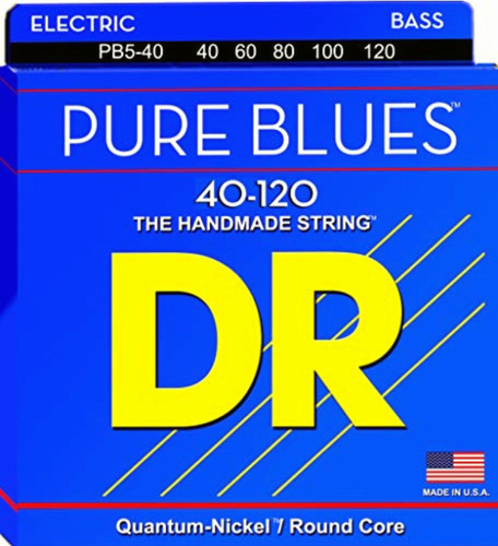 Dr Strings Pure Blues Cuerdas Para Guitarra Bajo (pb5-40)