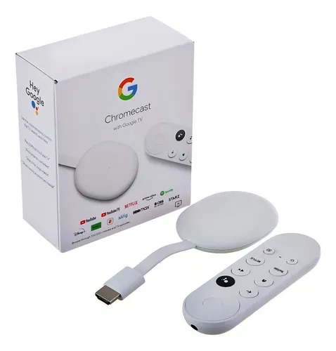 Google Chromecast with Google TV （4K） Google Chromecast 4k Chromecast with Google TV 4ª geração GA01919