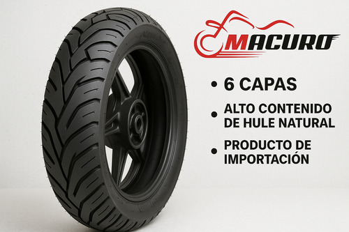 Llanta Para Motocicleta Macuro, 275-17 Tt Sy097, 6 Capas