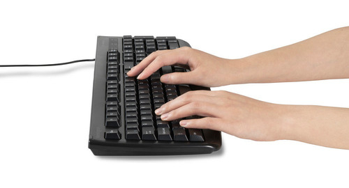 Imagen 4 de 6 de Teclado For Life Lavable Alámbrico Negro Kensington