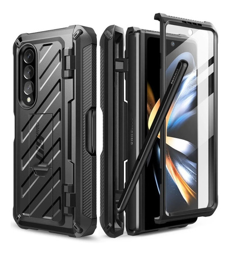 Case 360° Supcase Ub Pro Para Galaxy Z Fold 4 C/ Portalápiz 