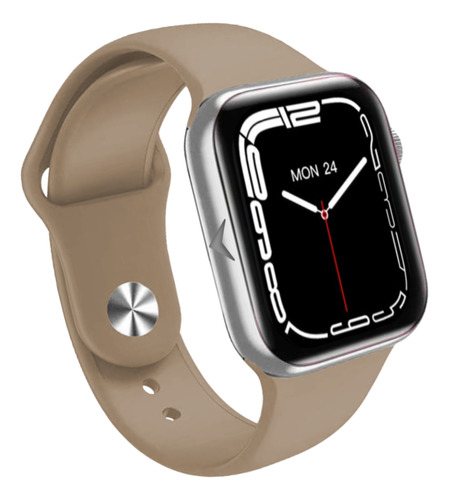 Malla Smart Watch 42 44 Mm Silicona Marrón Claro 4.2 Cm