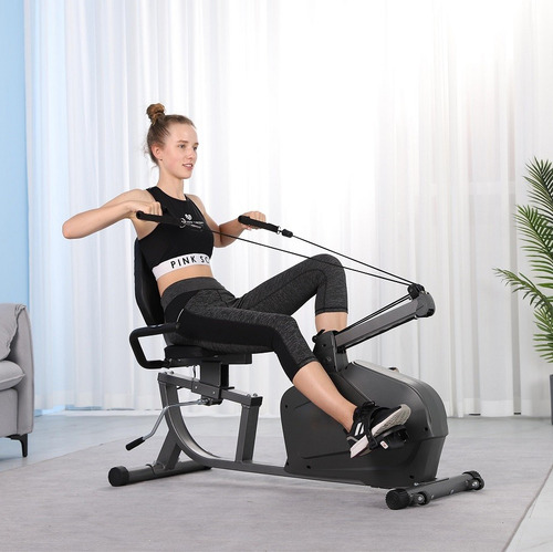 Bicicleta Recostada Horizontal Con Bandas Maxkare 5665r