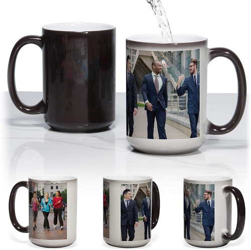 Imagen 1 de 2 de Tazas Mágicas De 15 Oz Personalizadas Al X Mayor