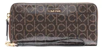 Comprar Cartera Calvin Klein Key Item Saffiano Continental Brown