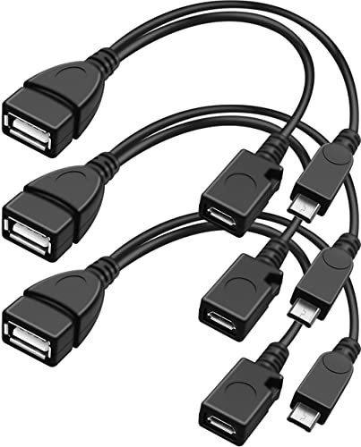 Necables (paquete De 3) Cable Otg 2 En 1 Para Tv Stick Con C