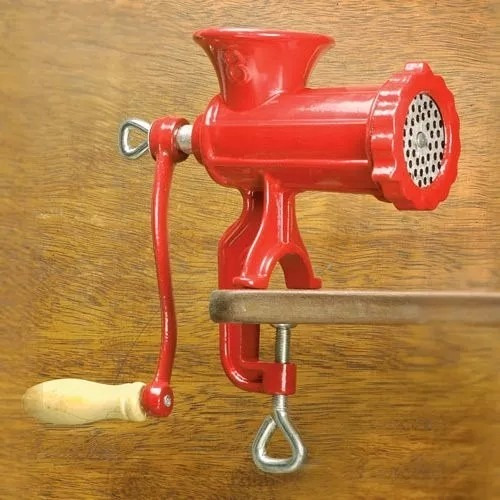 Picadora De Carne Fundicion Hierro Maquina Manual N8 Manija