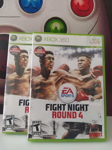 Fight Night Round 4 Xbox 360 Original Físico Usado