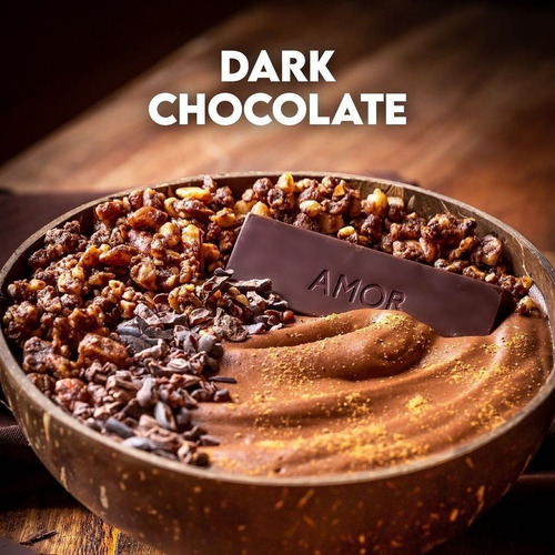 Granola Dark Chocolate (sem Açúcar) - Puravida 180g