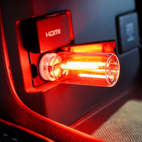 Luz Nocturna Usb Con Forma De Botella De Vidrio, Lámpara Led