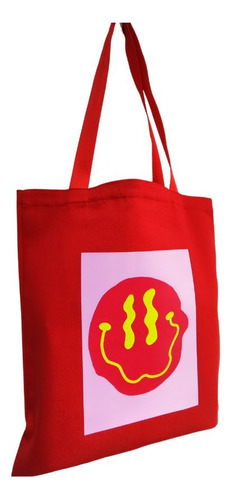 Bolsa Tote Bag Drill Rojo