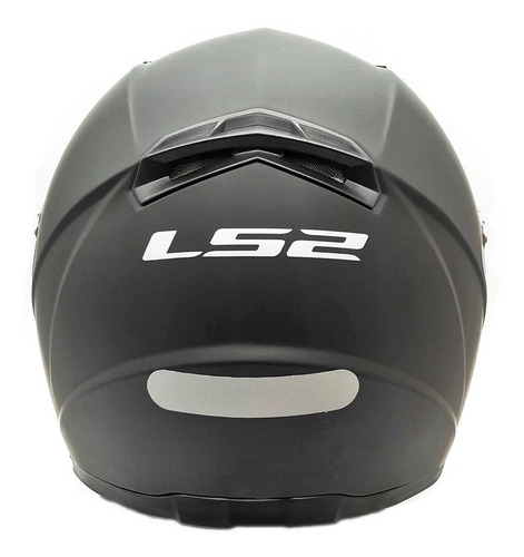 Imagem 2 de 2 de Capacete para moto integral LS2 FF358 FF358 matt black monocolor tamanho M