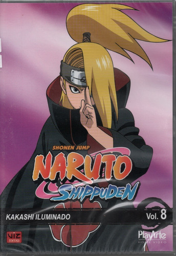 Dvd Naruto Shippuden - Kakashi Iluminado Vol.08