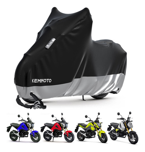 Kemimoto Funda De Motocicleta Compatible Con Grom Msx125 Imp