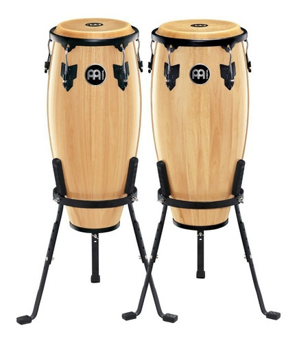 Congas Meinl Headlines Hc555 10+11 Colores + Soportes Color Natural