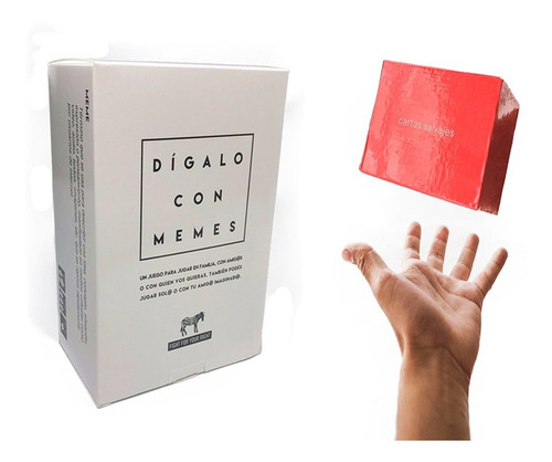Imagen 1 de 7 de Dígalo Con Memes Cartas Salvajes Rojo Fight Juego Cartas