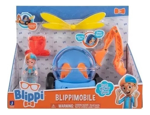 Blippi Vehículo Animado Blippimobile C/muñeco Original 86210