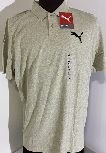 Camiseta Puma Tipo Polo Unicolor Regular Fit Talla Xl