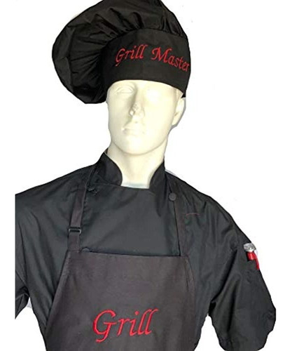 Hermoso Delantal Grill Master Chef Regalo Profesional De Che