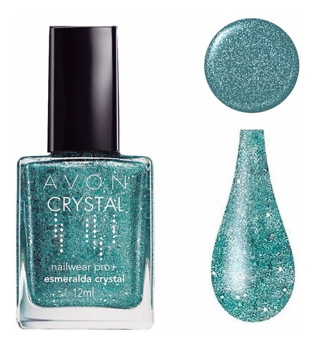 Esmaltes Crystal Avon - Cor Esmeralda
