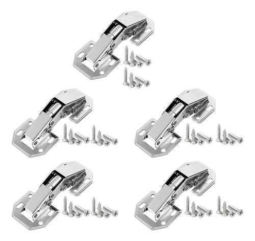 5x Bisagras De Gabinete Bisagras Ocultas 10,3 Cm X 4,4 Cm