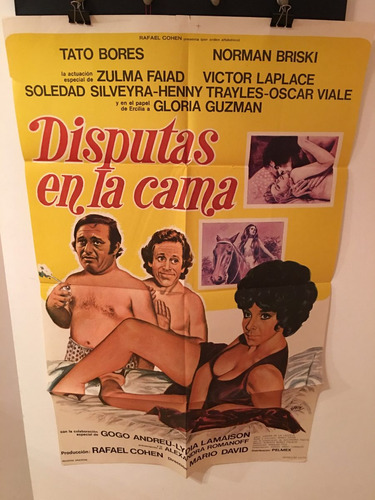 Afiche De Cine Original - Disputas En La Cama
