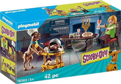 Figura Playmobil Scooby-doo Cena Con Shaggy 42pc #70363