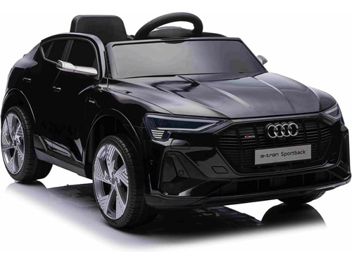 Carrito Montable Electrónico Audi Para Niños 12v Negro 