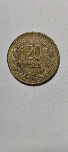 Moneda Antigua Dé Colección 20 Pesos 1990