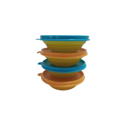 Set De 4 Recipientes Para Servir Pequeños Tupperware