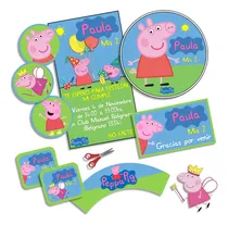 Comprar Kit Imprimible Peppa Pig Personalizado Candybar Cumpleaños