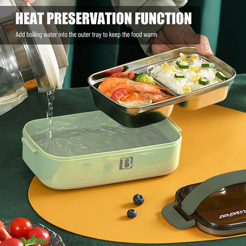 Compartimentos Para Lonchera. Caja Portátil Bento Layer De 4