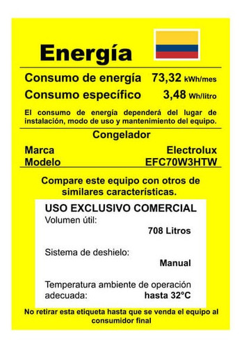 Imagen 8 de 8 de Congelador Horizontal 708l Con Turbo Freezer Electrolux Efc7