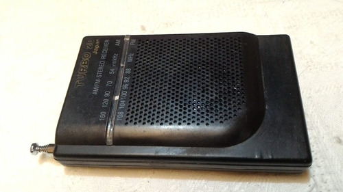 Mini Radio Turbo Am Fm Stereo Japan Vintage Detalle Leer Bie