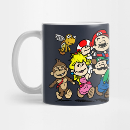 Taza De Ceramica Bichos Mario Bros. Modelo O 5