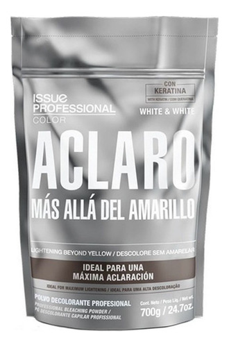 Decolorante Issue Aclaro Más Allá Del Amarillo X700g