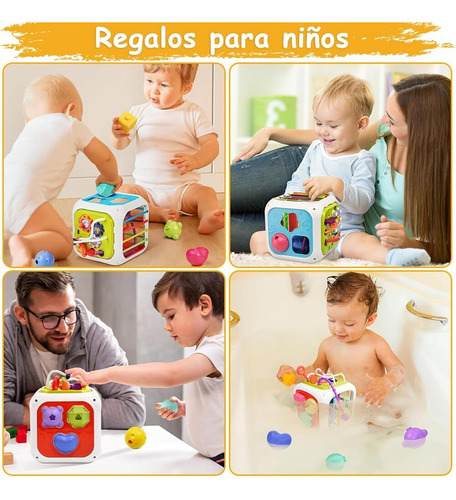 Juguetes Sensoriales De Formas, 7 En 1 Juguetes Montessori