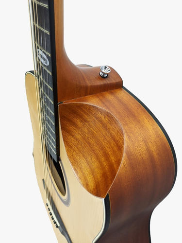 Violão eletroacústica Strinberg SD201HCR para destros natural louro indiano mate