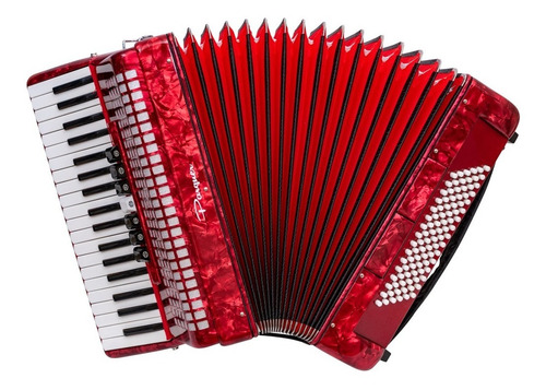 Acordeon Parquer 96 Bajos 37 Teclas Rojo Cuota