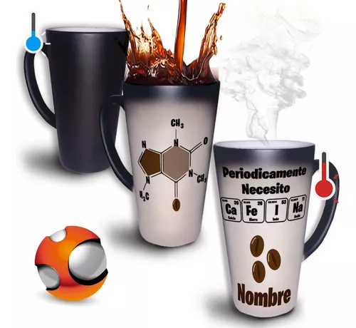 Taza Mágica 17oz Para Café Personalizada El Regalo Original