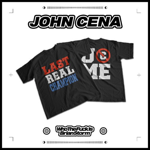 Playera Wwe John Cena Last Real Champion U Cant See Me 2025