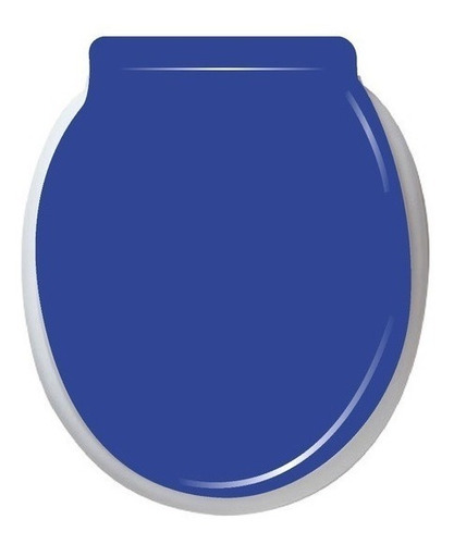 Tapa Inodoro Universal Color Azul Ideal Oval Cu