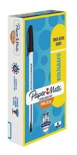 Boligrafo Papermate Kilometrico Punto Medio 1.0 Mm 12 Piezas